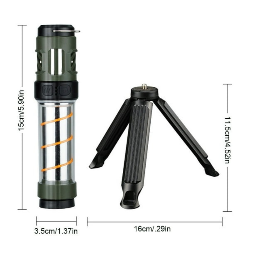 Rechargeable Outdoor Mosquito Repellent Lamp – UV Insect Trap & Bug Zapper