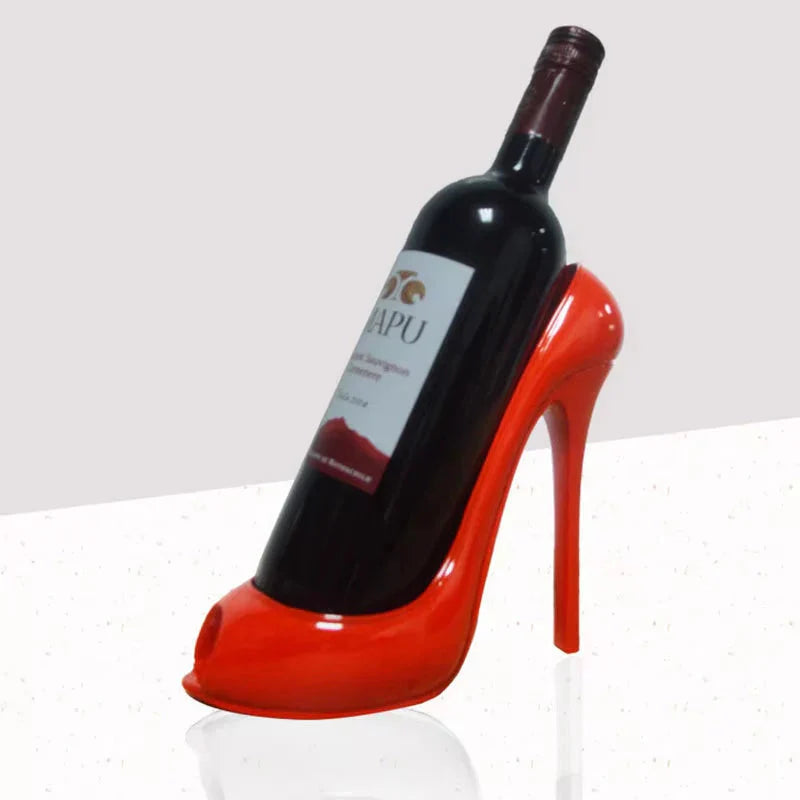 High Heel Wine Bottle Holder – Novelty Decorative Wine Rack for Home & Gifts