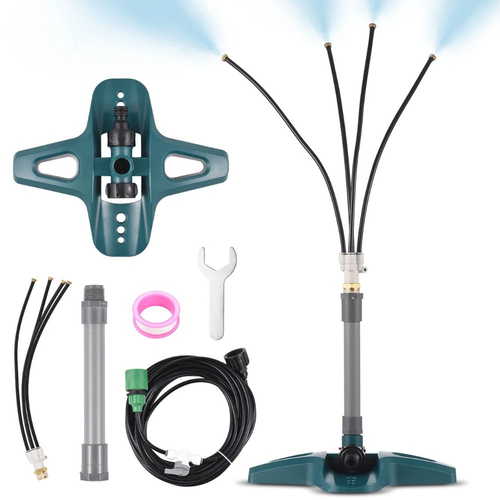Freestanding Outdoor Patio Misting System – Home Cooling Water Mister Fan