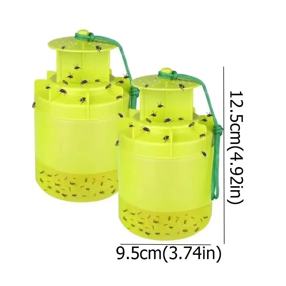 Heavy-Duty Reusable Outdoor Fly Trap – Large Hanging Fly Catcher Bag