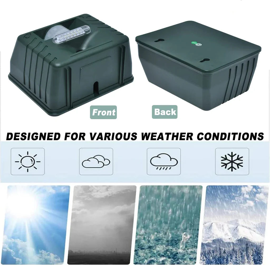 Ultrasonic Woodpecker Repeller – Solar Powered Effective Bird Control