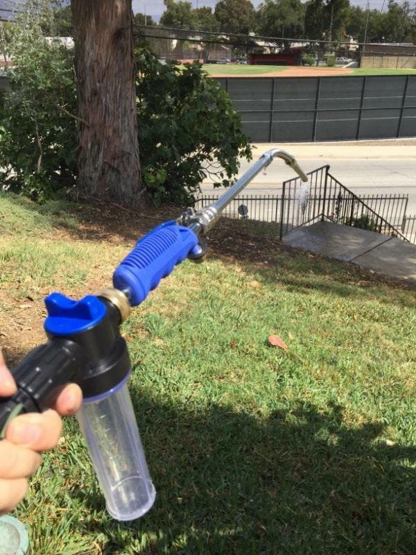 2-in-1 High-Pressure Garden Hose Cleaner – Converts Hose to Power Washer