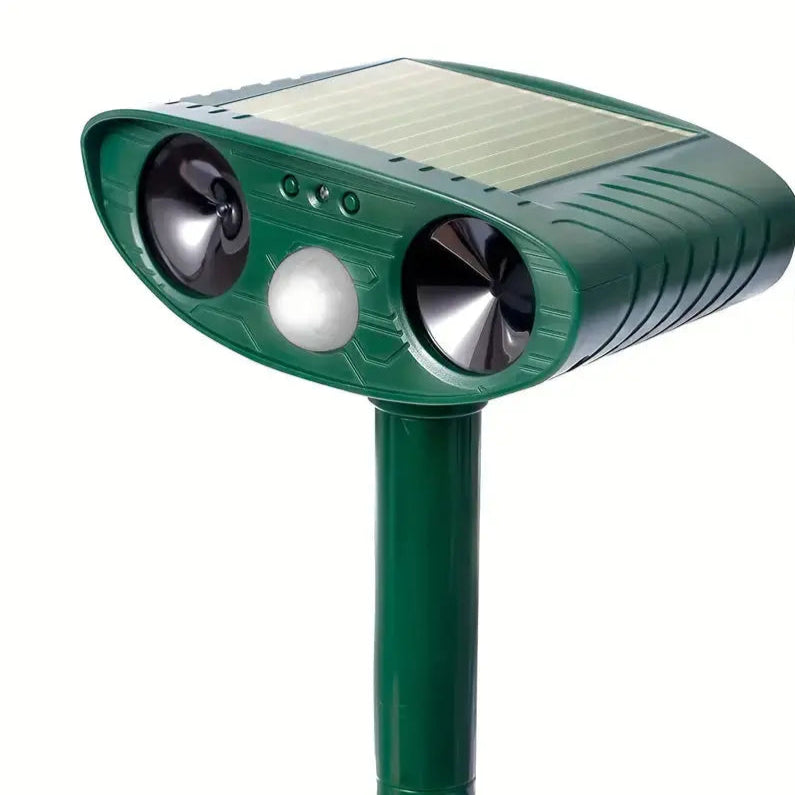 Solar-Powered Ultrasound Animal Repeller – Garden Pest & Wildlife Deterrent