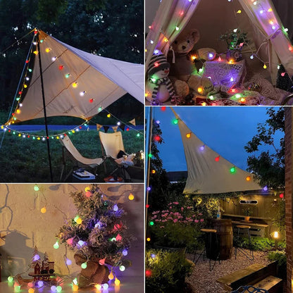Solar-Powered Outdoor Fairy Lights – Waterproof Garden String Lights