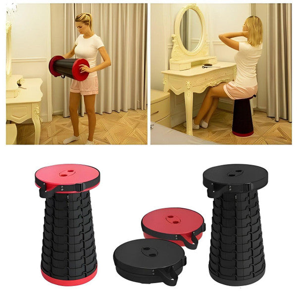 Ultra-Light Retractable Folding Stool – Portable Compact Outdoor Seat