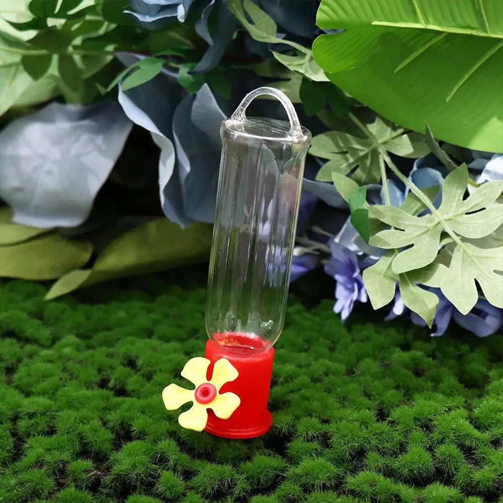 Leak-Proof Plastic Hummingbird Feeder – Easy-Fill Outdoor Wild Bird Feeder