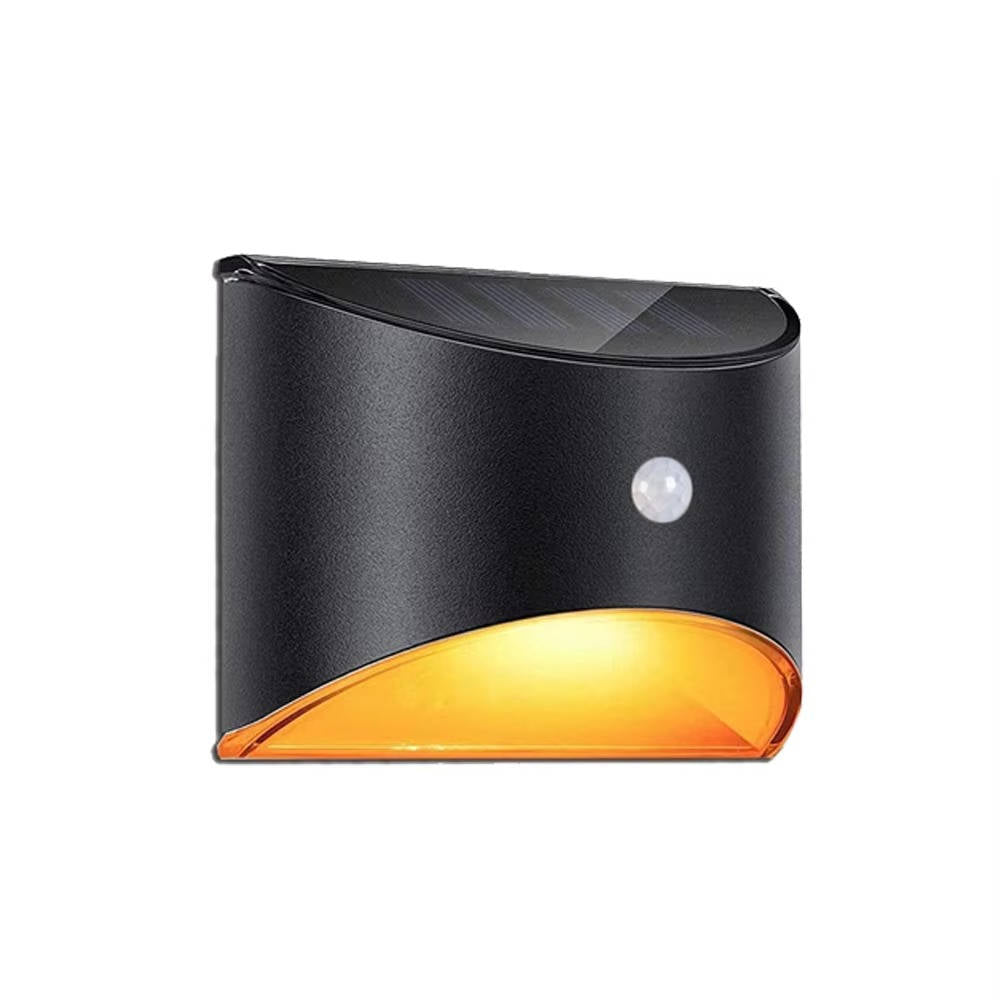Outdoor Fence & Stair Lights with Motion Sensor – Solar LED Step Light