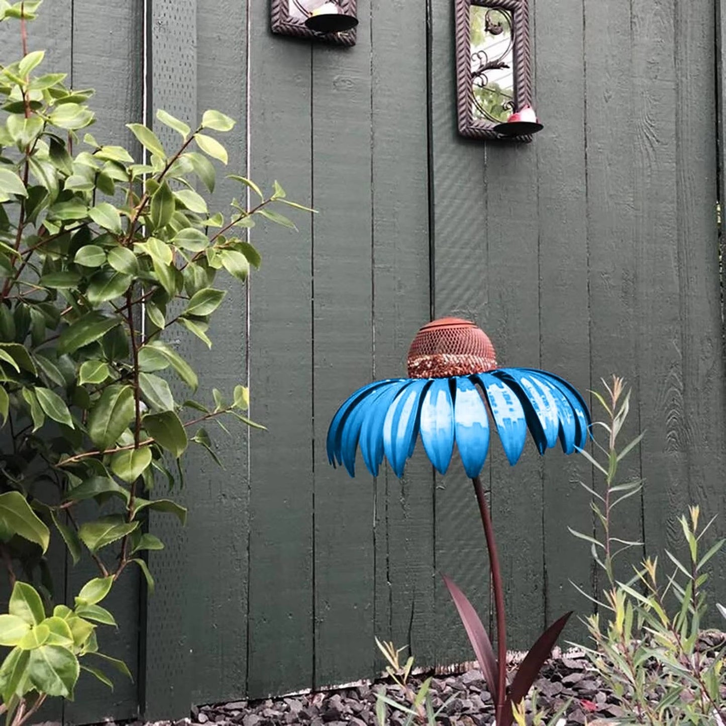 Outdoor Flower Bird Feeder – Decorative Wild Bird Seed Feeding Station