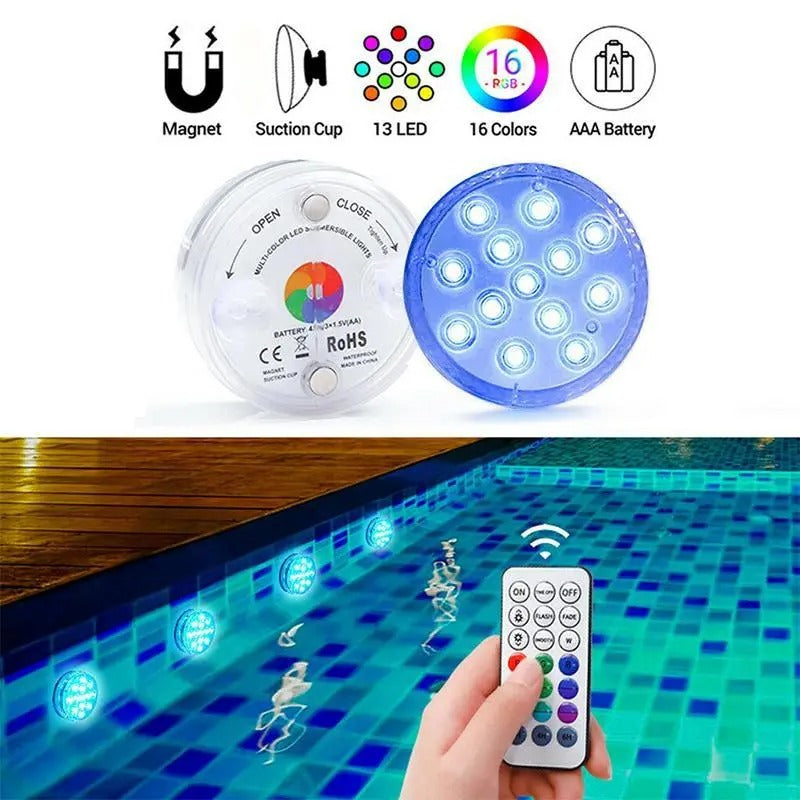 Submersible LED Lights – Waterproof Underwater Pool & Pond Lights