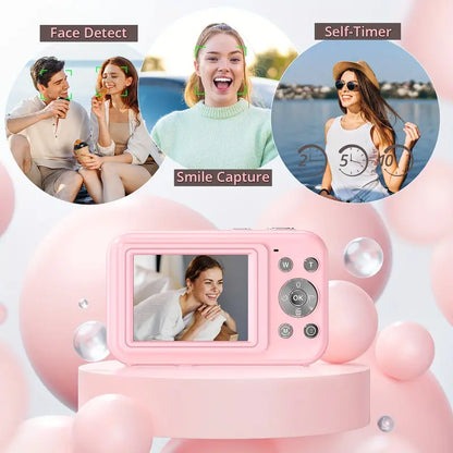 Retro Compact Digital Camera – Vintage Style Point & Shoot Camera