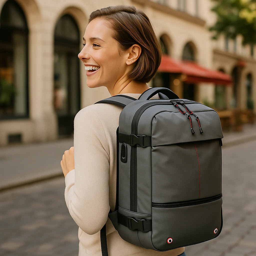 Compression Travel Backpack – Lightweight Packable Carry-On Cabin Bag