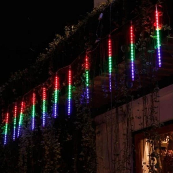 LED Dripping Icicle String Lights – Indoor & Outdoor Christmas Fairy Lights