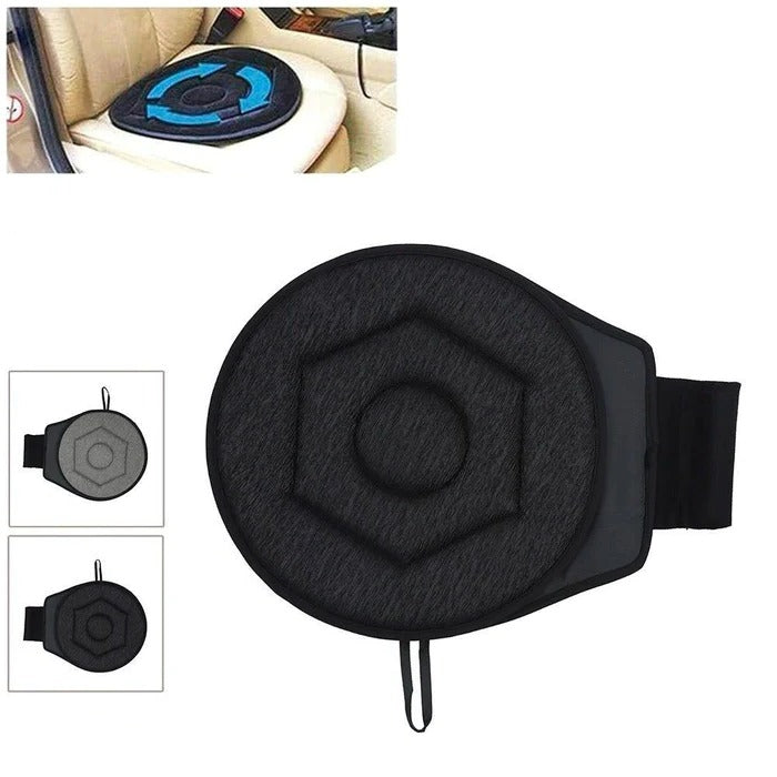 360° Rotating Seat Cushion – Swivel Pivot Disc Car & Chair Mobility Aid