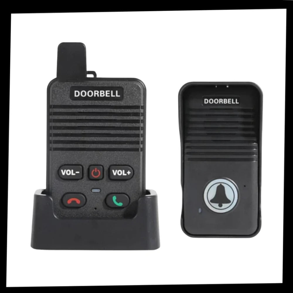 Hands-Free Wireless Intercom Doorbell System – Two-Way Communication Door Bell