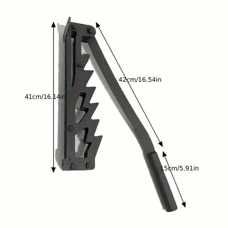 Wall-Mounted Firewood Kindling Splitter – Safe Log Splitting Tool