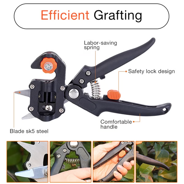 Professional Grafting & Pruning Tool – Garden Tree Branch Cutting Scissors