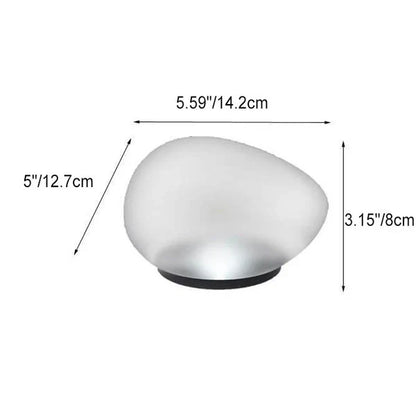 Solar Pebble LED Outdoor Landscape Light – Glass Garden Path Light