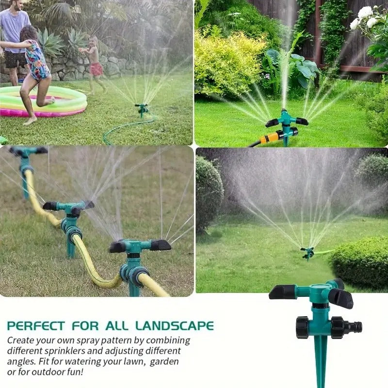 Garden Sprinkler System 5-Set – Complete Drip Irrigation Kit for Lawns & Beds