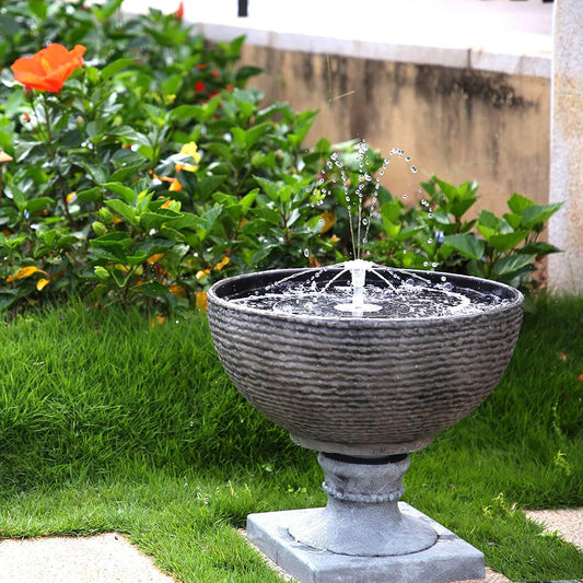 Solar LED Garden Fountain – Floating Solar Energy Water Feature Pond Pump