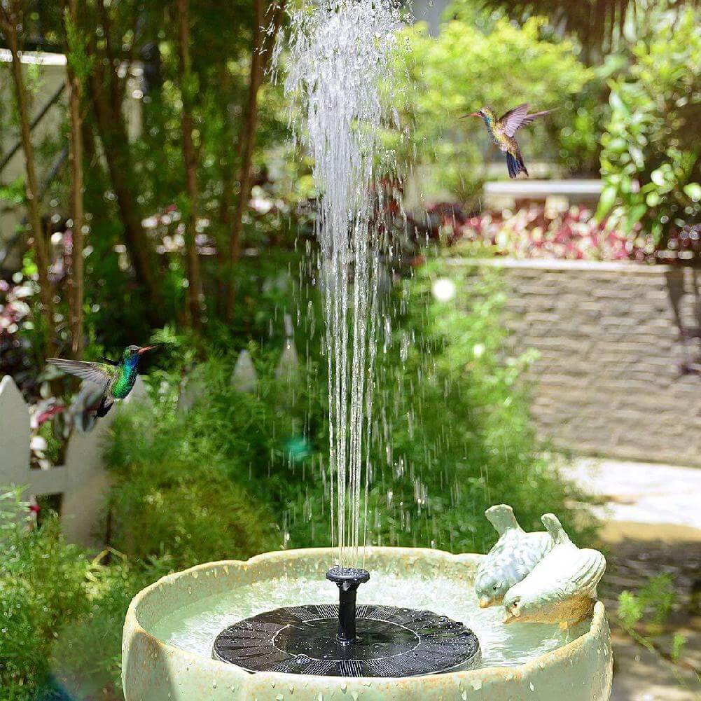 Solar LED Garden Fountain – Floating Solar Energy Water Feature Pond Pump