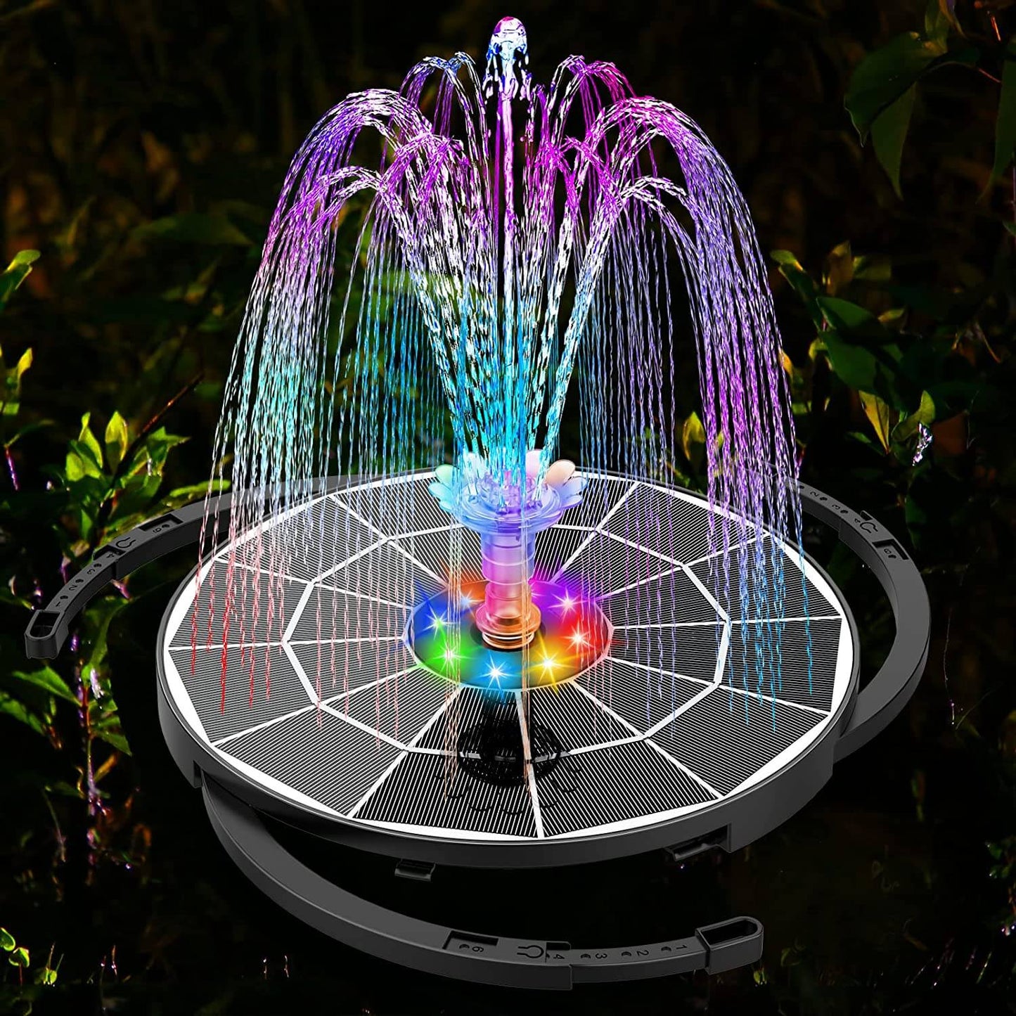 Solar LED Garden Fountain – Floating Solar Energy Water Feature Pond Pump