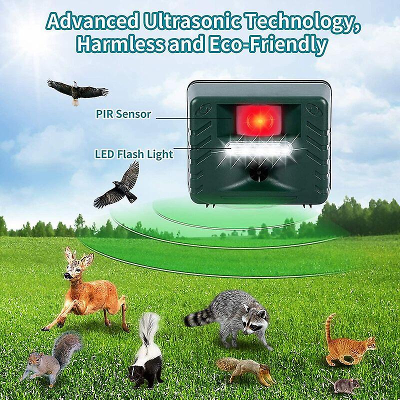 Ultrasonic Woodpecker Repeller – Solar Powered Effective Bird Control