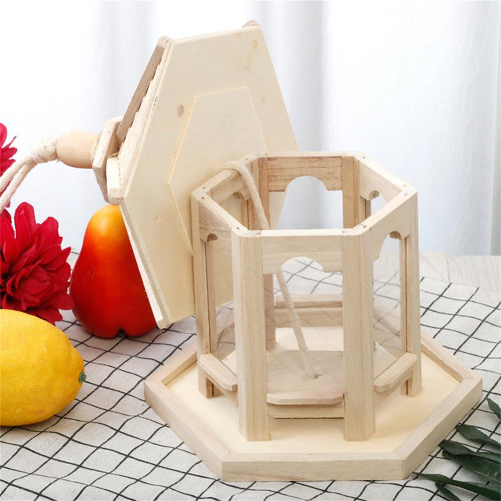 Wooden Clear Bird Feeder – Transparent Window Bird Feeding Station