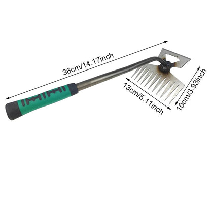 Heavy-Duty Stand-Up Weed Puller – No-Bend Root Removal Garden Tool