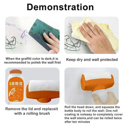 Antibacterial Wall Paint Kit – Easy-Application Interior Emulsion Paint Roller