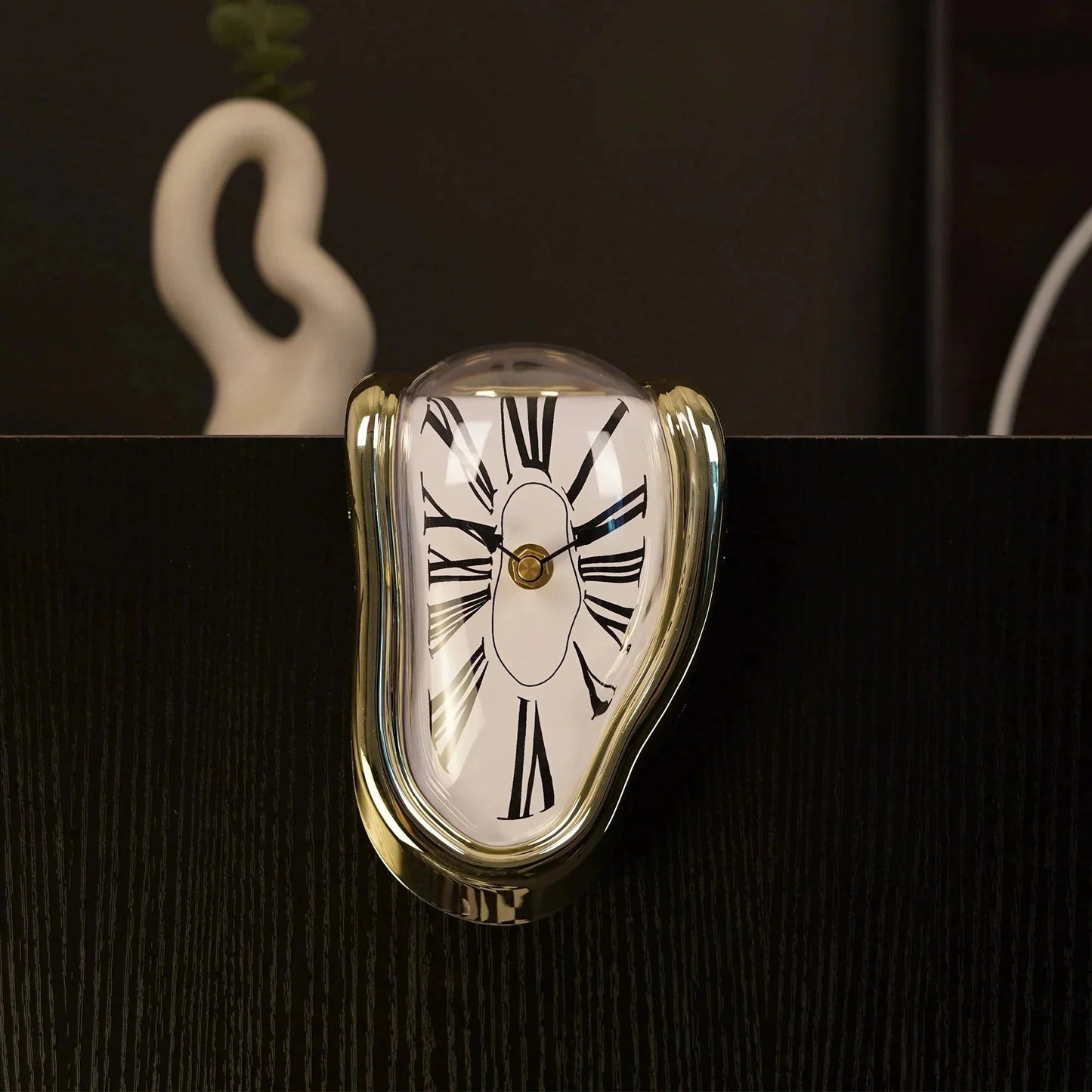 Salvador Dali Melting Clock – Surreal Decorative Desk Clock Replica