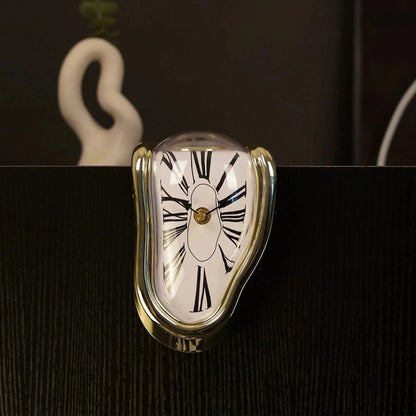 Salvador Dali Melting Clock – Surreal Decorative Desk Clock Replica