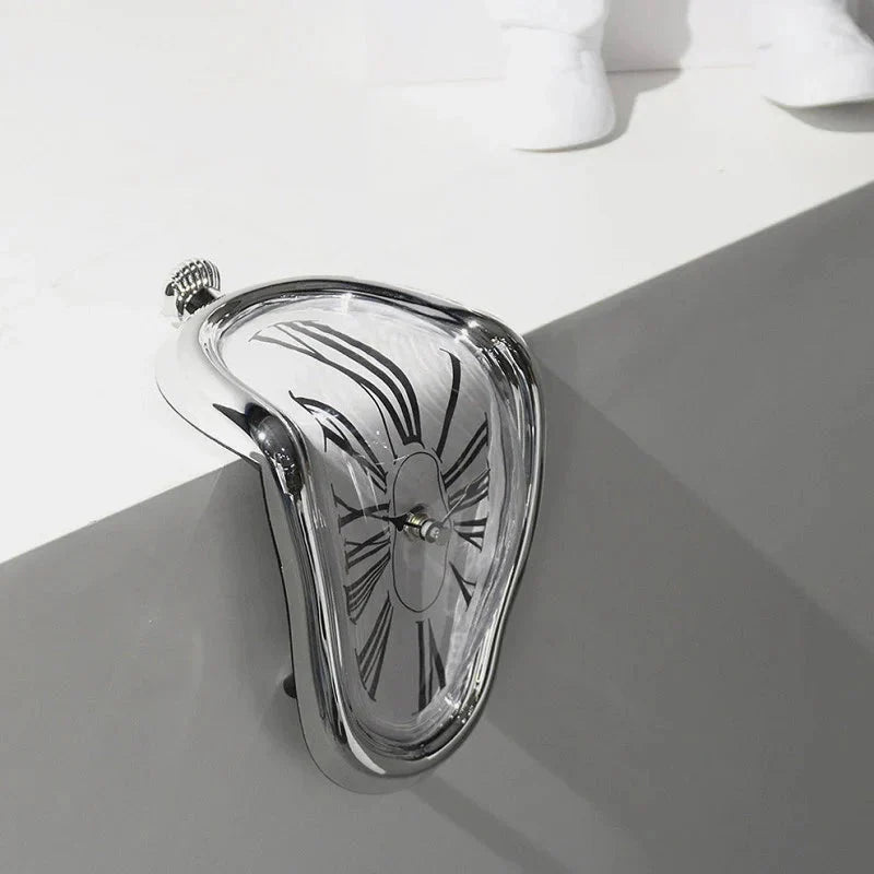 Salvador Dali Melting Clock – Surreal Decorative Desk Clock Replica