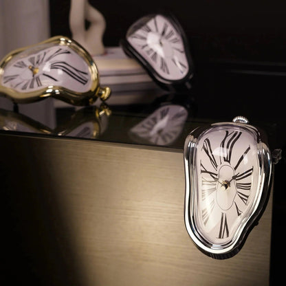 Salvador Dali Melting Clock – Surreal Decorative Desk Clock Replica