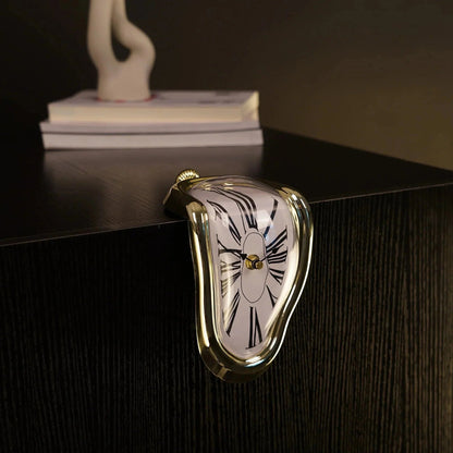 Salvador Dali Melting Clock – Surreal Decorative Desk Clock Replica