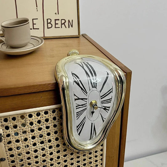 Salvador Dali Melting Clock – Surreal Decorative Desk Clock Replica