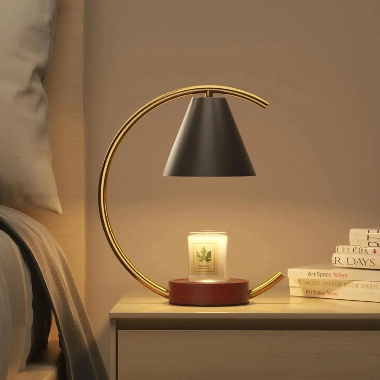 Dimmable Candle Warmer Lamp – Elegant Wax Melt Warmer Lamp with Dimmer