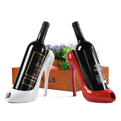 High Heel Wine Bottle Holder – Novelty Decorative Wine Rack for Home & Gifts