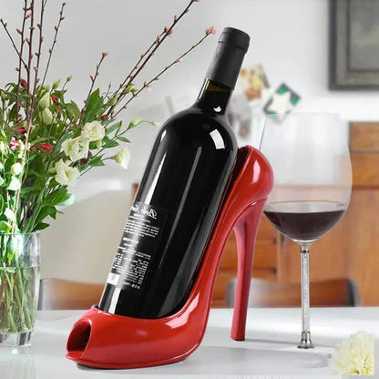 High Heel Wine Bottle Holder – Novelty Decorative Wine Rack for Home & Gifts