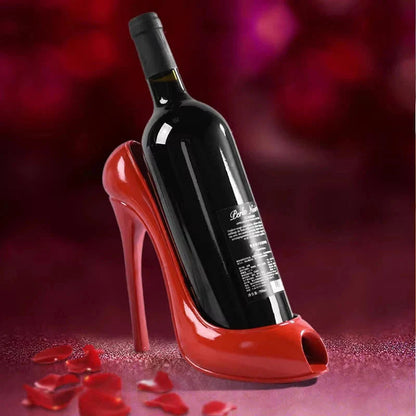 High Heel Wine Bottle Holder – Novelty Decorative Wine Rack for Home & Gifts