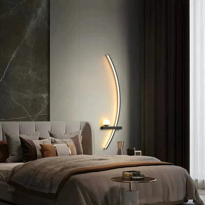 Modern LED Wall Lamp – Minimalist Indoor Sconce Light for Living Room & Bedroom