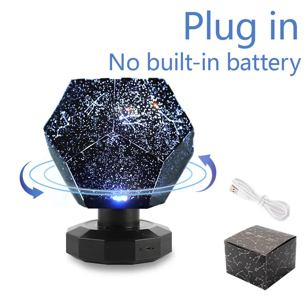 Star Projector Night Light – Galaxy Starry Sky LED Projector for Bedroom