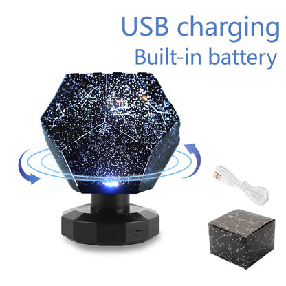 Star Projector Night Light – Galaxy Starry Sky LED Projector for Bedroom