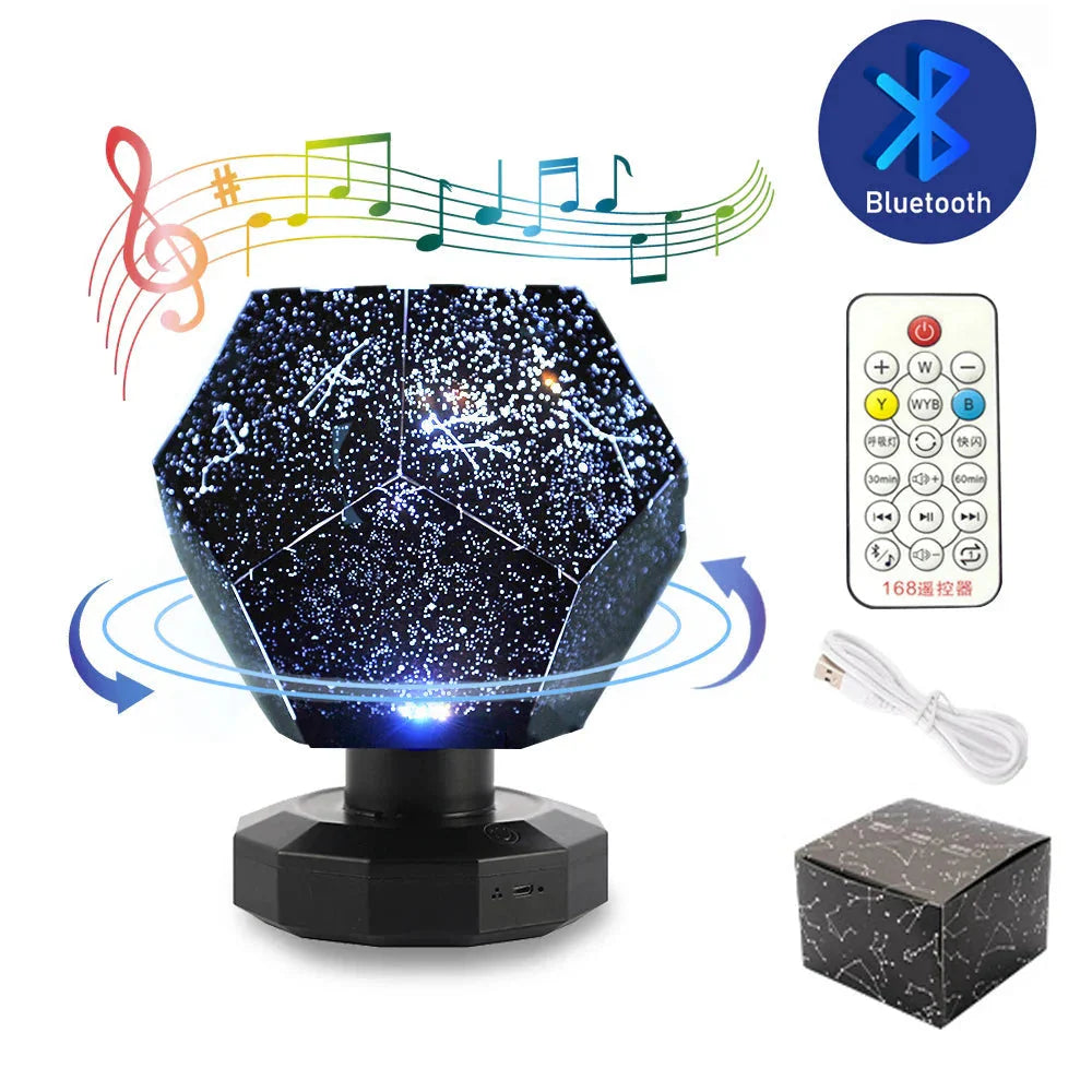 Star Projector Night Light – Galaxy Starry Sky LED Projector for Bedroom