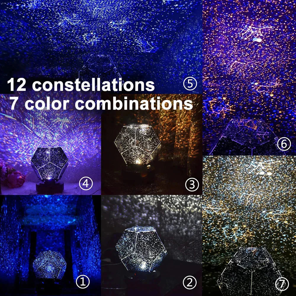 Star Projector Night Light – Galaxy Starry Sky LED Projector for Bedroom