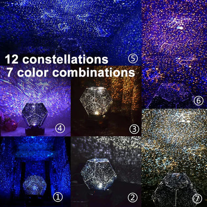 Star Projector Night Light – Galaxy Starry Sky LED Projector for Bedroom