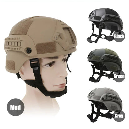 Outdoor Tactical Helmet – Adjustable Protective Game & Cycling Safety Helmet