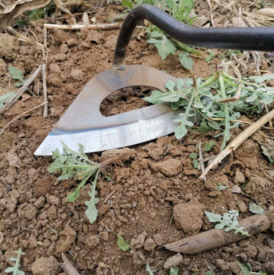 All-Steel Hollow Hoe – Heavy-Duty Garden Cultivator Weeding Tool
