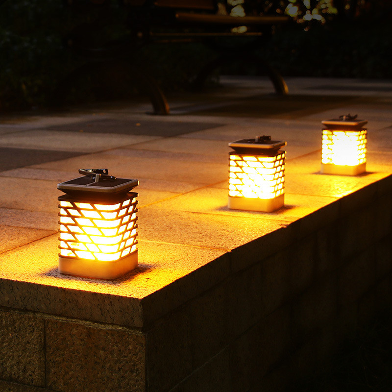 Solar LED Garden Lantern – Decorative Outdoor Solar Powered Patio Lantern