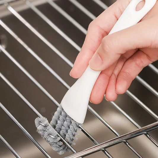 V-Shaped BBQ Grill Brush with Scraper – Heavy-Duty Stainless Steel Grill Cleaner