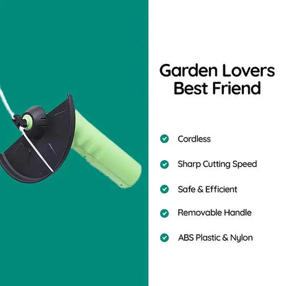 Cordless Mini Electric Weed Trimmer – Lightweight Garden Wacker